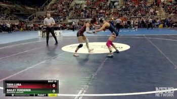 106 lbs Champ. Round 1 - Taya Lura, Carrington vs Bailey Ferderer, Bismarck Century