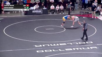 Cons. Round 1 - Carter Brave, Todd County/White River vs Devin Binger, Pierre T.F. Riggs