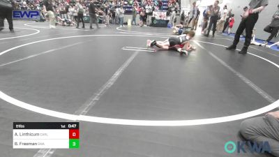 61 lbs Consi Of 8 #2 - Axel Linthicum, Carl Albert vs Beckam Freeman, Shelton Wrestling Academy