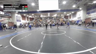 285 lbs Cons. Round 5 - Maxximilian Wojtas, Corona Del Mar vs Nathan Solano, Alta Loma