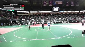 122 lbs Quarterfinal - Liam Harrigan, AWC1 vs Vincent Orozco, WPW1