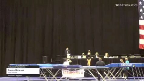 Raylee DeJesus - Individual Trampoline, High Altitude - 2021 USA Gymnastics Championships