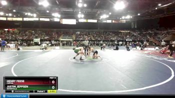 182 lbs Champ. Round 2 - Justin Jeppsen, Bonneville vs Henry Feese, Capital
