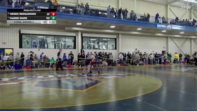 133 lbs Cons. Round 2 - Derek Bernardino, St. John Fisher vs Kaden Ware, Penn College