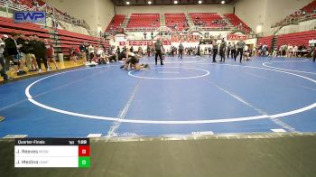 106 lbs Quarterfinal - JJ Reeves, Midwest City Bombers Youth Wrestling Club vs Joshua Medina, Unaffiliated