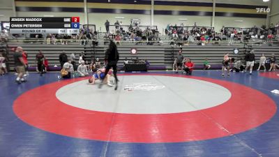 120 lbs Round Of 16 - Jensen Maddox, Gamehouse Training Center vs Owen Petersen, Georgia