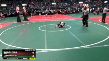 70 lbs Quarterfinal - Landon Frank, NMR3 vs Jordan Bates, ATGA