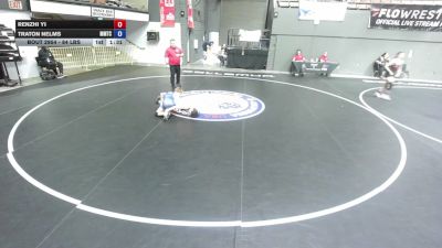 84 lbs Cons. Sub-semis - Renzhi Yi vs Traton Nelms, MTC - MANTANONA TRAINING CENTER