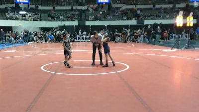 Rookie K-2 56 Cons. Round 3 - Leo Cunningham, Slaughterhouse vs Ethan Collins, Williamsburg Wrestling Club