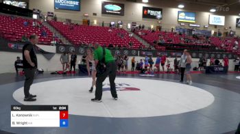 60 kg Cons 4 - Lukas Kanownik, Suples Wrestling Club vs Bubba Wright, Air Force Regional Training Center