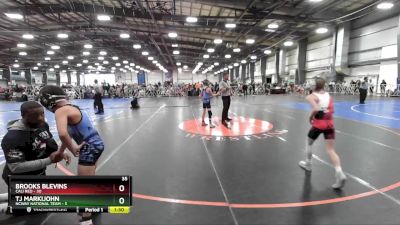 80 lbs Rd# 1 9:00am Friday - Brooks Blevins, Cali Red vs TJ Markijohn, NCWAY National Team