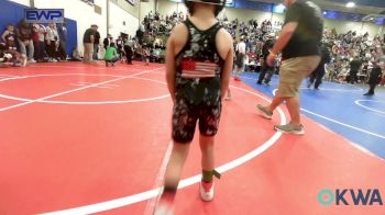 43 lbs Round Of 16 - Theodore Mosby, Wyandotte Youth Wrestling vs Zayden Newman, Miami