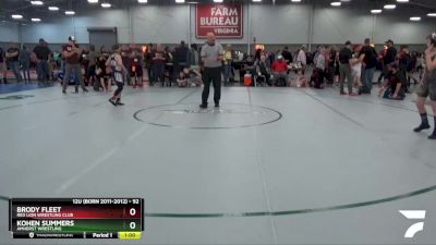 92 lbs Cons. Round 1 - BRODY FLEET, Red Lion Wrestling Club vs Kohen Summers, Amherst Wrestling