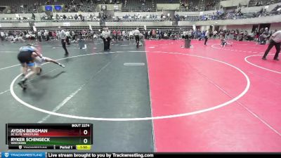 119 lbs Semifinal - Ryker Schingeck, Wisconsin vs Ayden Bergman, DC Elite Wrestling