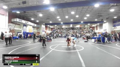 132 lbs Cons. Round 3 - Marvin Garcia, Corona Senior vs Tristan Dodd, Cleveland