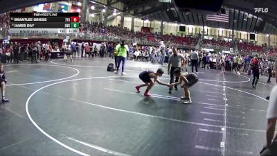 120 lbs Champ. Round 2 - Brantlee Griess, 2TG vs James Day, Louisville Wrestling Club