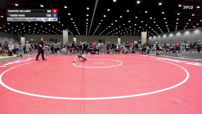 71 lbs Cons. Semis - Hunter Zellner, 505 Wrestling Club vs Koen King, Team Tulsa Wrestling Club