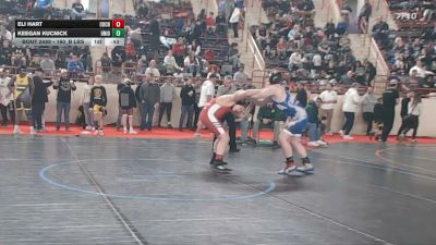160_B lbs Consi Of 8 #1 - Eli Hart, Cochranton vs Keegan Kucnick, Union City