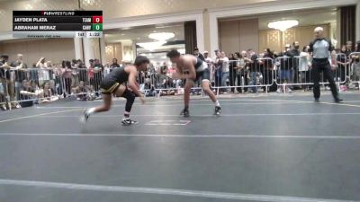 132 lbs Round Of 128 - Jayden Plata, Team Thunder vs Abraham Meraz, Canyon View