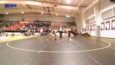 144 lbs Quarterfinal - Bryce Ward, Cushing High School vs Cooper Barrington, Berryhill High School