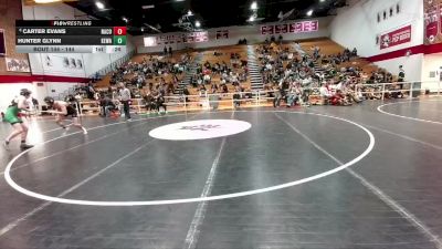 144 lbs Cons. Round 2 - Carter Evans, Natrona County vs Hunter Glynn, Kelly Walsh