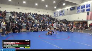 53 lbs Round 3 - Nehemiah De La Cruz, Rough House Wrestling vs Nathaniel Vasquez, Poweline Wrestling