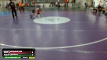 160 lbs Semis (4 Team) - Dakota Blaisdell, WEM/JWP vs Wyatt Hendrickson, NRHEG