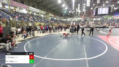 62 lbs Semifinal - Vesper Ortega, Pomona Elite vs Macoy Felker, Severance WC