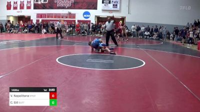 149 lbs Consi Of 16 #2 - Vince Napolitana, Spartan Combat RTC vs Carter Gill, Buffalo-Unattached