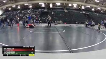 119 lbs Finals (2 Team) - Ty Roesler, Team Zapas vs Hayden Inks, G.I. Grapplers Black