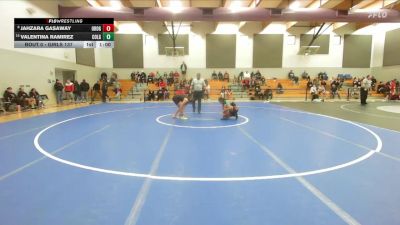 Girls 137 lbs Cons. Round 2 - Valentina Ramirez, Colusa Girls vs Jahzara Gasaway, Oroville Girls