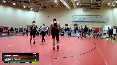 285 lbs Cons. Round 2 - Matthew Copley, Aurora vs Santino Stark, Mentor