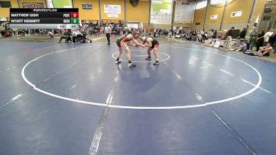 165 lbs Consi Of 8 #1 - Matthew Gish, Portland/Cromwell vs Wyatt Kennett, Middlebury