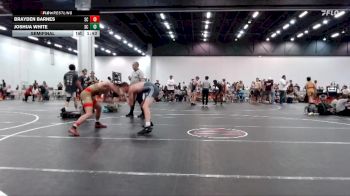 141 lbs Semifinal - Brayden Barnes, Woodland Wrestling vs Joshua White, Roundtree Wrestling Academy