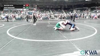 76 lbs Consi Of 8 #1 - Skyler Oliva, Victory Youth Wrestling vs Jack Gagliardi, Central Oklahoma Wrestling Club
