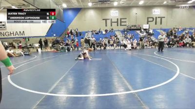 100 lbs 5th Place Match - Anderson Lofthouse, White Rhino Wrestling vs Jaxten Tracy, Aviator Wrestling Academy