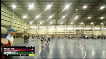 86 lbs Quarterfinal - Miles Bradley, Wasatch Wrestling Club vs Taylor Lym, Evanston Elite Wrestling