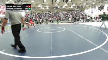 Girls 110 lbs Cons. Round 3 - Ayleen Oros Ortiz, North Salinas Girls vs Saphire Altamirano, Lowell&nbsp;Girls