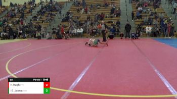 60 lbs Quarterfinal - Gabriel Jasso, No Nonsense Wrestling vs Peyton Hugh, Crass Trained Wrestling