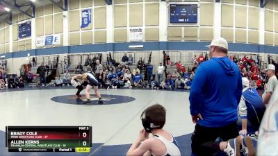 84 lbs Round 3 (3 Team) - Allen Kerns, Franklin Central Wrestling Club vs Brady Cole, Penn Wrestling Club