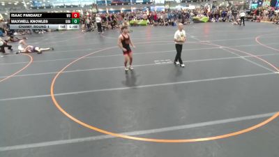 144 lbs Champ. Round 1 - Maxwell Knowles, Unattached vs Isaac Fandakly, Wrestling University