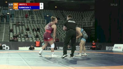 72 kg Round 3 - Skylar Grote, USA vs Zahra Karimzada, AZE