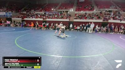 138 lbs Quarters & 1st Wb (16 Team) - Bryce Palmer, Comal Smithson Valley vs Max Trostle, Amarillo Caprock