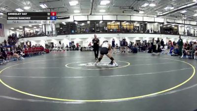 124 lbs Round 4 (16 Team) - Gideon Sanchez, Schreiner University (A) vs Annesley Day, Tiffin University