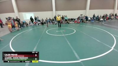 67 lbs Quarterfinal - Caleb Frease, Lake Highlands Club Wrestling vs Gabriel Jaxon Medrano, Gracie Barra Westchase Wrestling Club