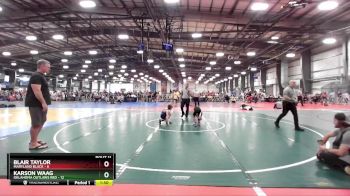 60 lbs Rd# 6- 9:00am Saturday Final Pool - Blair Taylor, Maryland BLACK vs Karson Waag, Oklahoma Outlaws Red