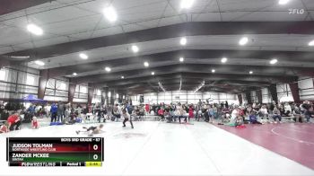 57 lbs Cons. Round 4 - Judson Tolman, Northside Wrestling Club vs Zander Mckee, Uintah