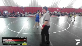 152 lbs Semifinal - Jacob Kidder, Ringers Wrestling Club vs Jackson Carroll, Illini Bluffs Kids Wrestling Club