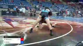 182 lbs Consi Of 16 #1 - Drew Wendzicki, Wisconsin vs Carson Gooley, Idaho