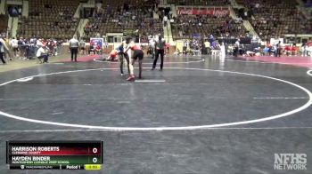 152 lbs Cons. Round 3 - Hayden Binder, Montgomery Catholic Prep School vs Harrison Roberts, Cleburne County